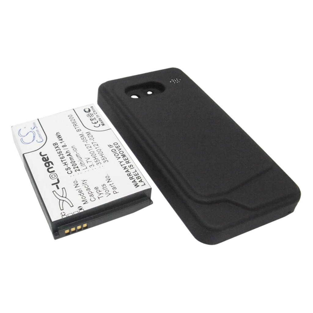 Cameron Sino X-Longer CS-HT6363XB bateria Li-ion X-Longer z zamienną pokrywą bumper do HTC: 3,7V 2200mAh 8,14Wh