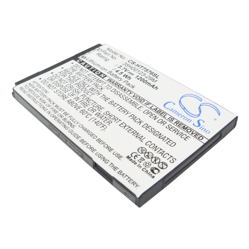 Baterie do telefonów komórkowych HTC CS-HT7576SL