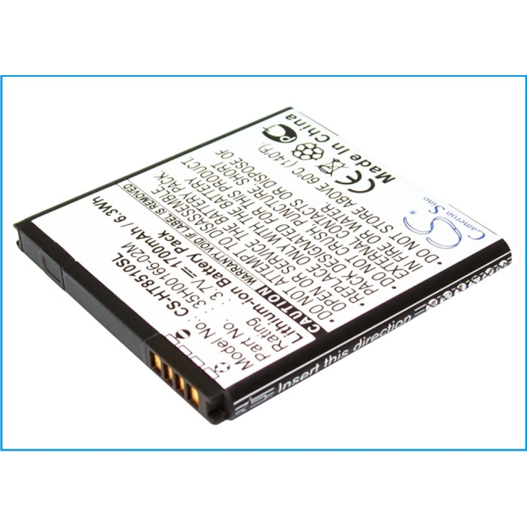Bateria kompatybilny z HTC T-Mobile CS-HT8510SL