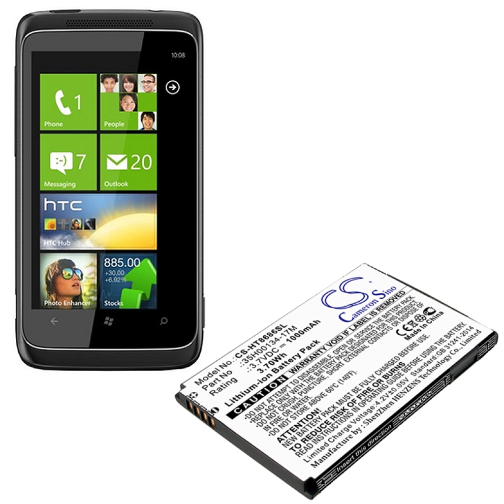 Mobile Phone Battery Verizon Trophy
