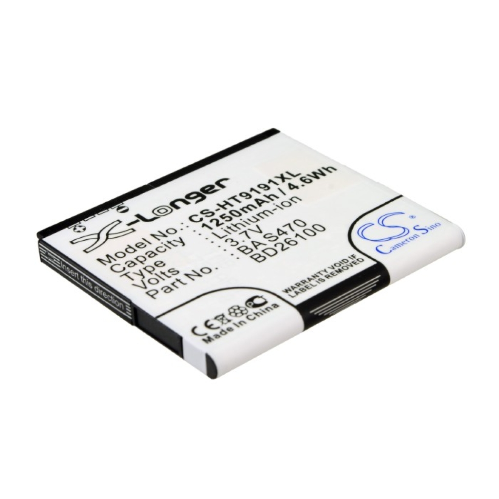 Baterie do telefonów komórkowych HTC T8788