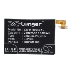 Kompatybilna wymiana baterii za HTC 35H00216-00M,B0P6M100,BOP6M100