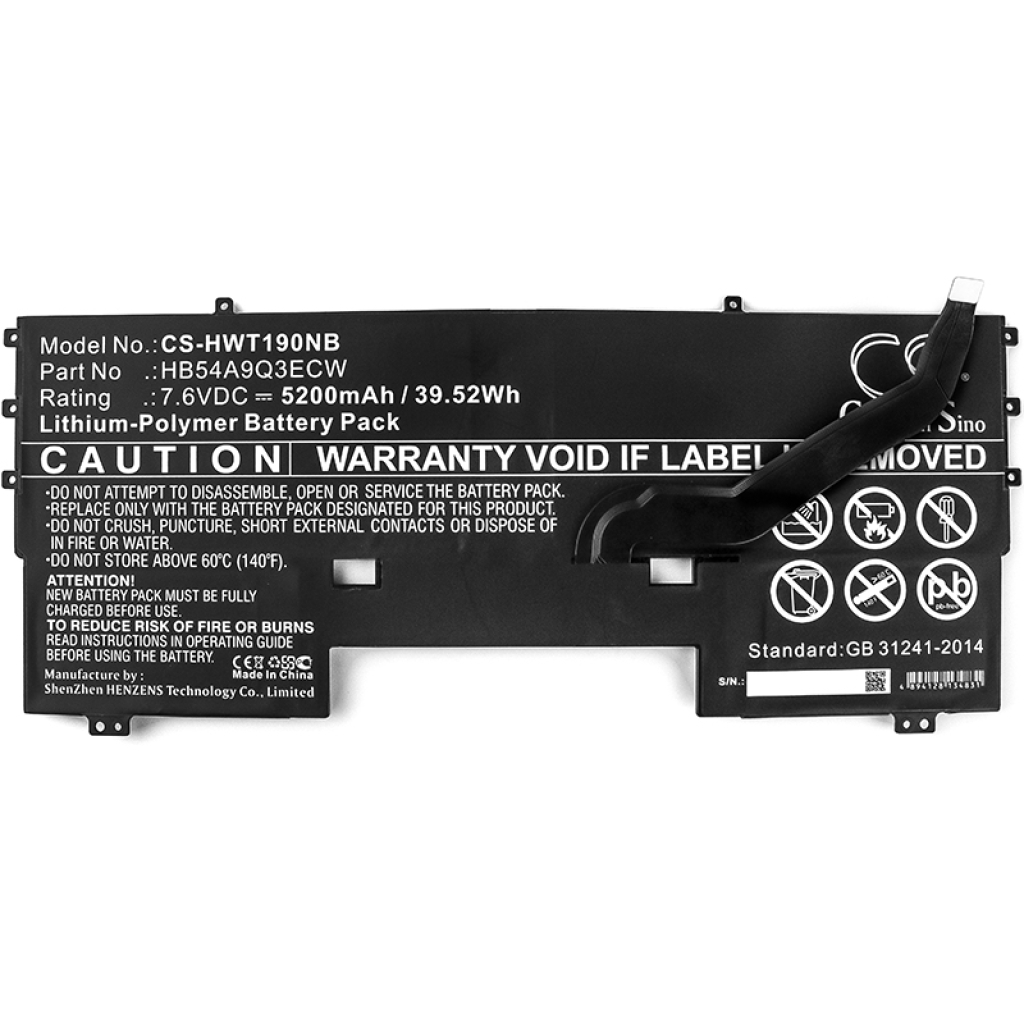 Bateria kompatybilny z Huawei CS-HWT190NB