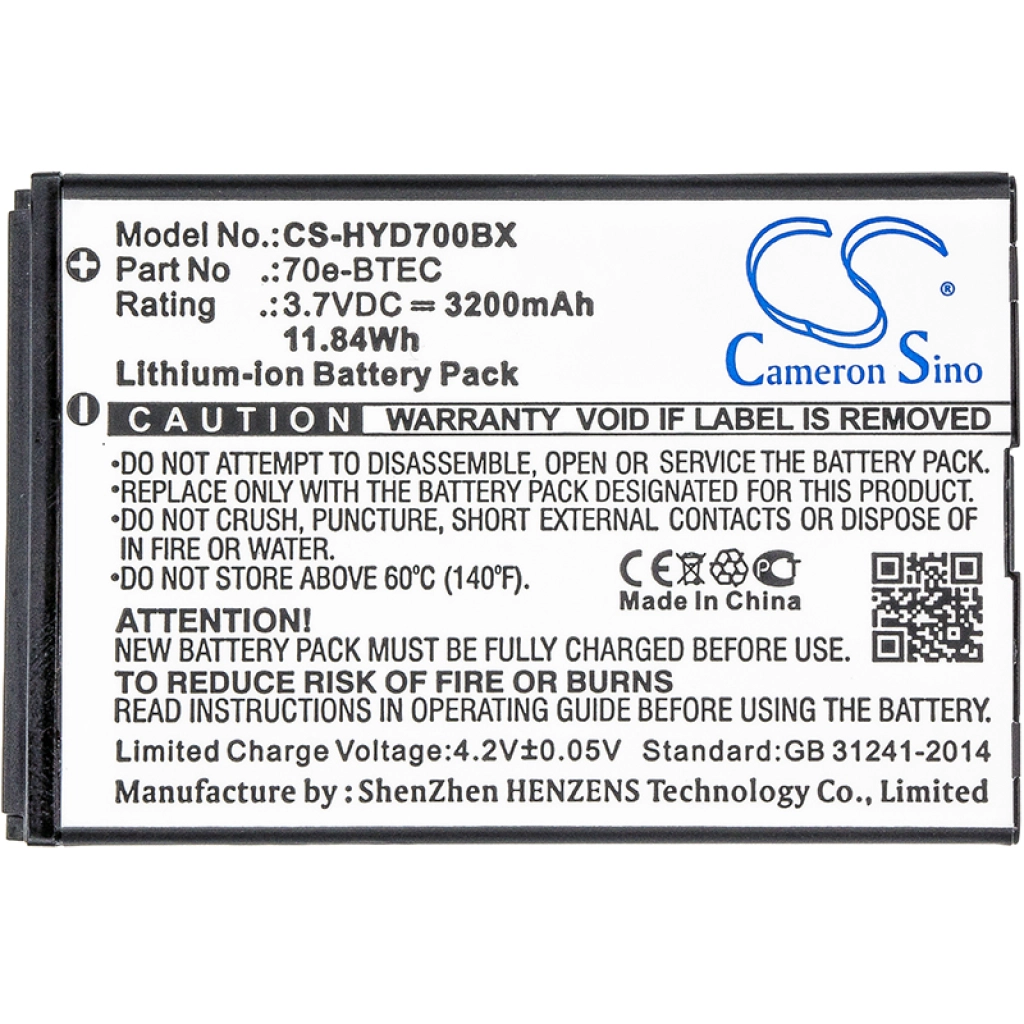 BarCode, Scanner Battery Honeywell Dolphin 70e