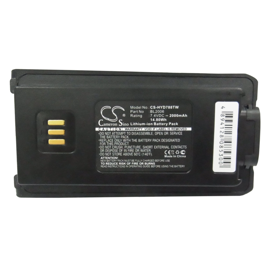 Two-Way Radio Battery Hytera CS-HYD788TW