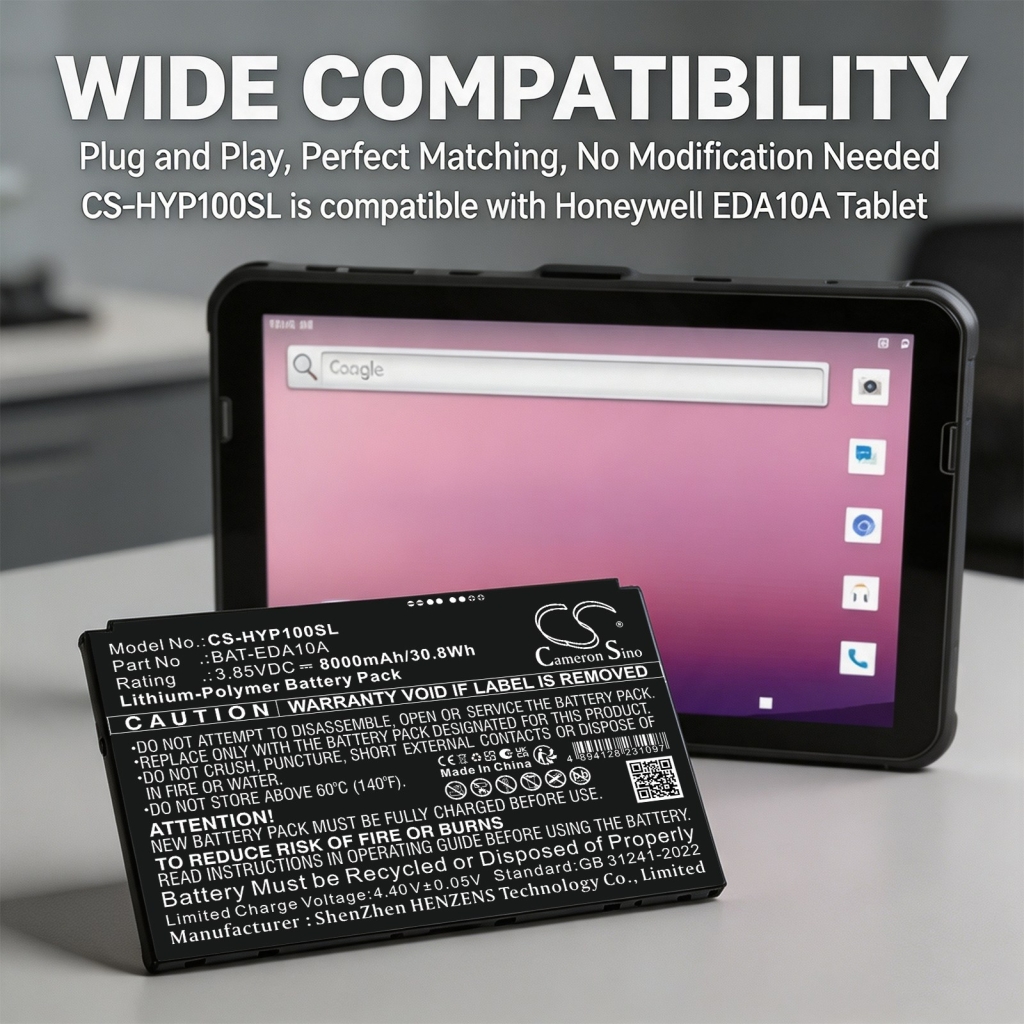 Baterie kompatybilny z Honeywell EDA10A Tablet CS-HYP100SL