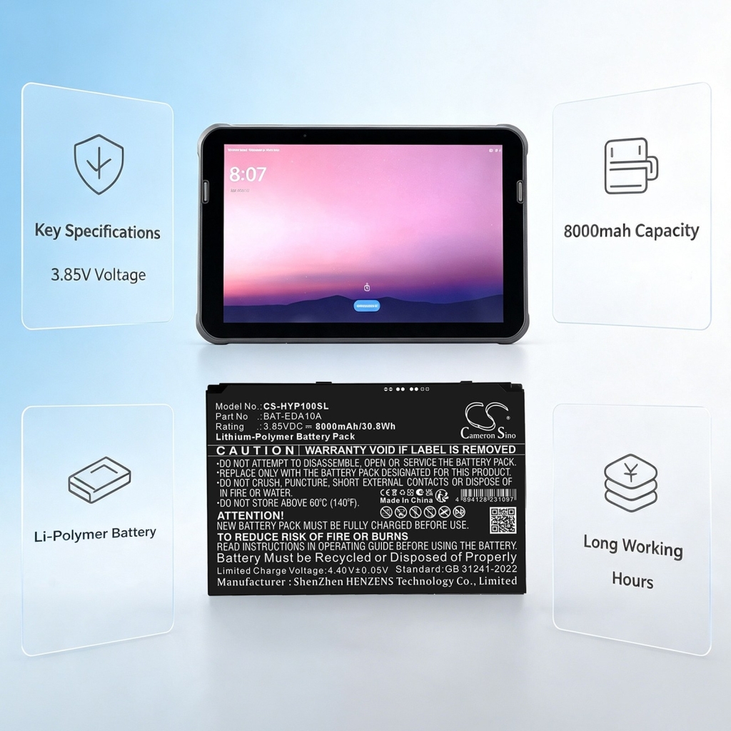 Baterie kompatybilny z Honeywell EDA10A Tablet CS-HYP100SL