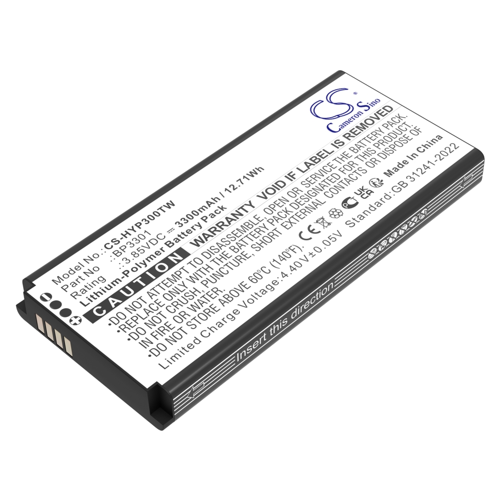 Compatible battery replacement for Hytera BP3301