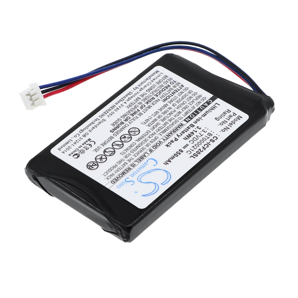 Battery compatible with NAVMAN CS-ICF20SL