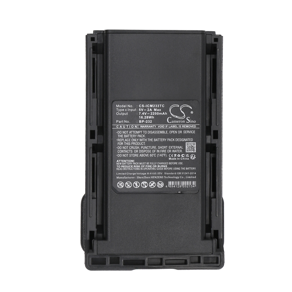 Two-Way Radio Battery Icom IC-F4021S