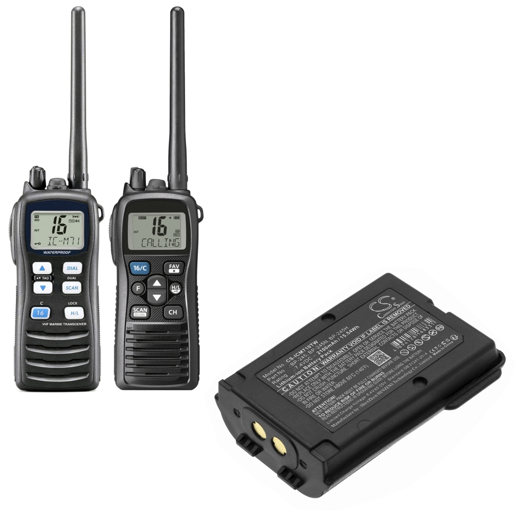 Baterie do radioodbiorników Icom CS-ICM710TW