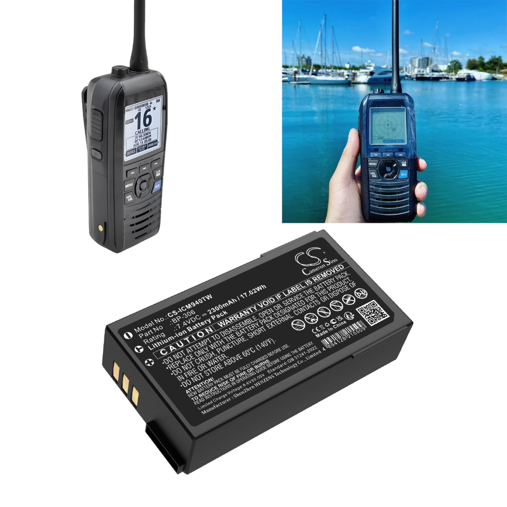 Baterie do radioodbiorników Icom CS-ICM940TW