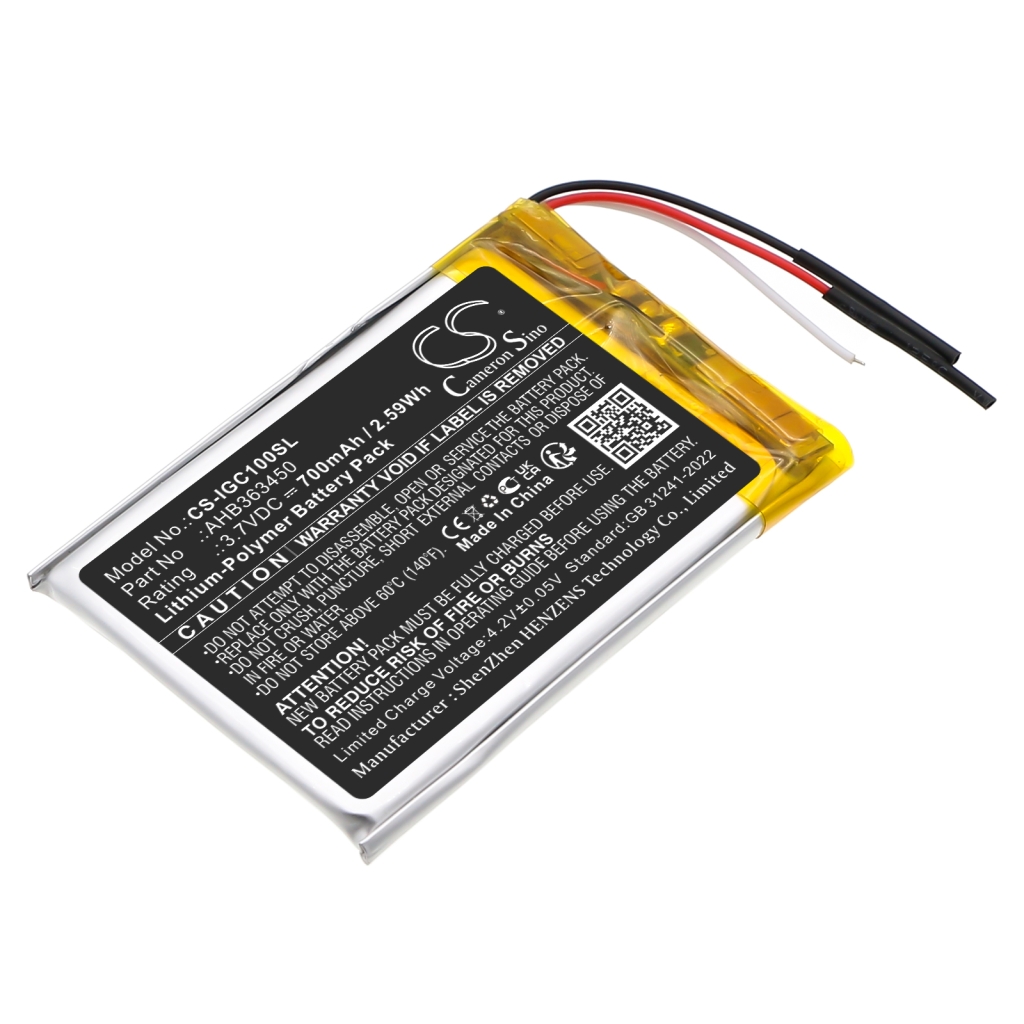 Baterie do nawigacji (GPS) Igpsport CS-IGC100SL