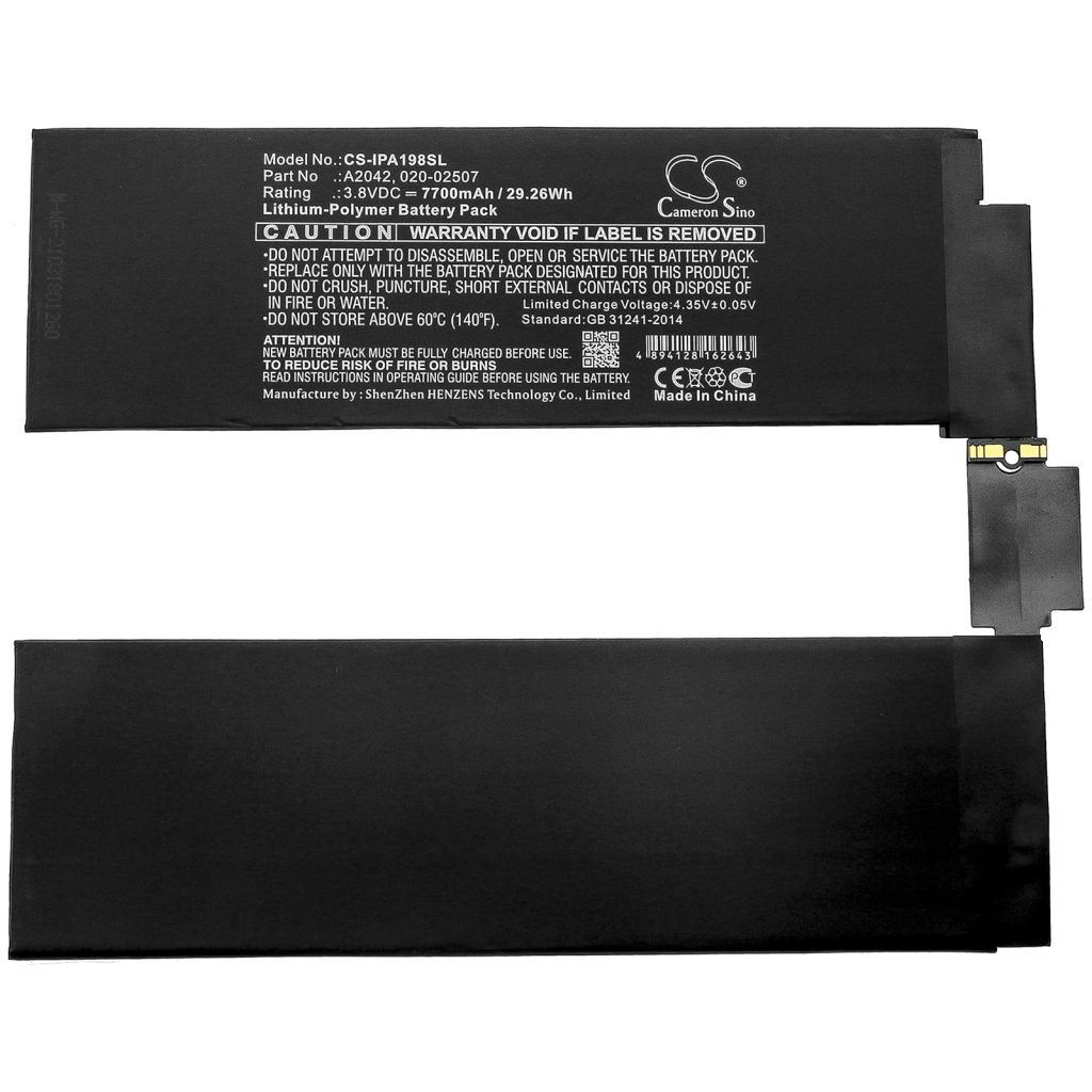 Baterie do tabletów Apple CS-IPA198SL