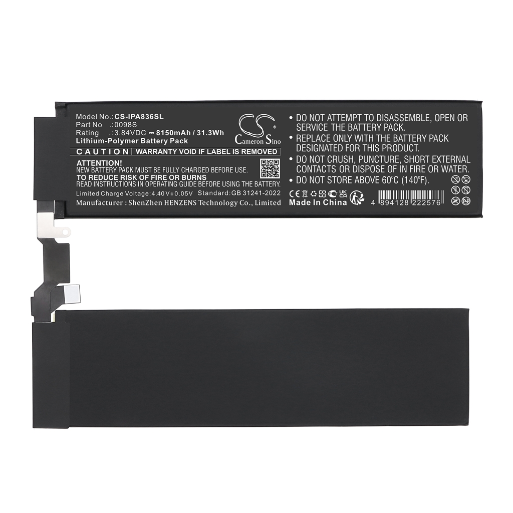 Baterie do tabletów Apple CS-IPA836SL