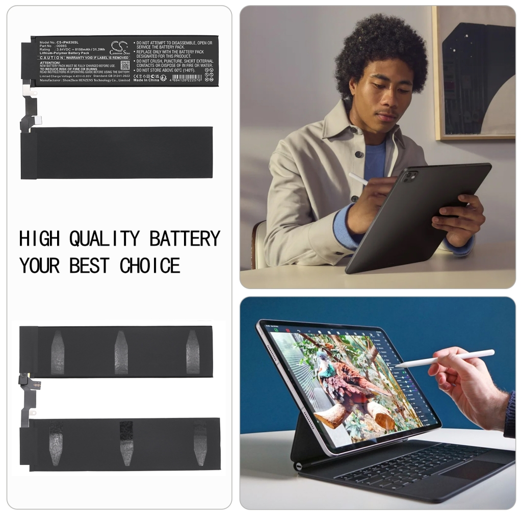 Baterie do tabletów Apple CS-IPA836SL