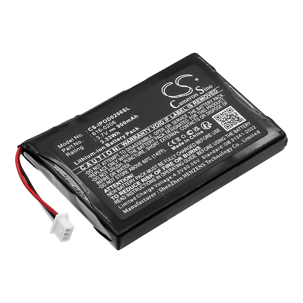 Baterie do odtwarzaczy MP3 Apple CS-IPOD0206SL