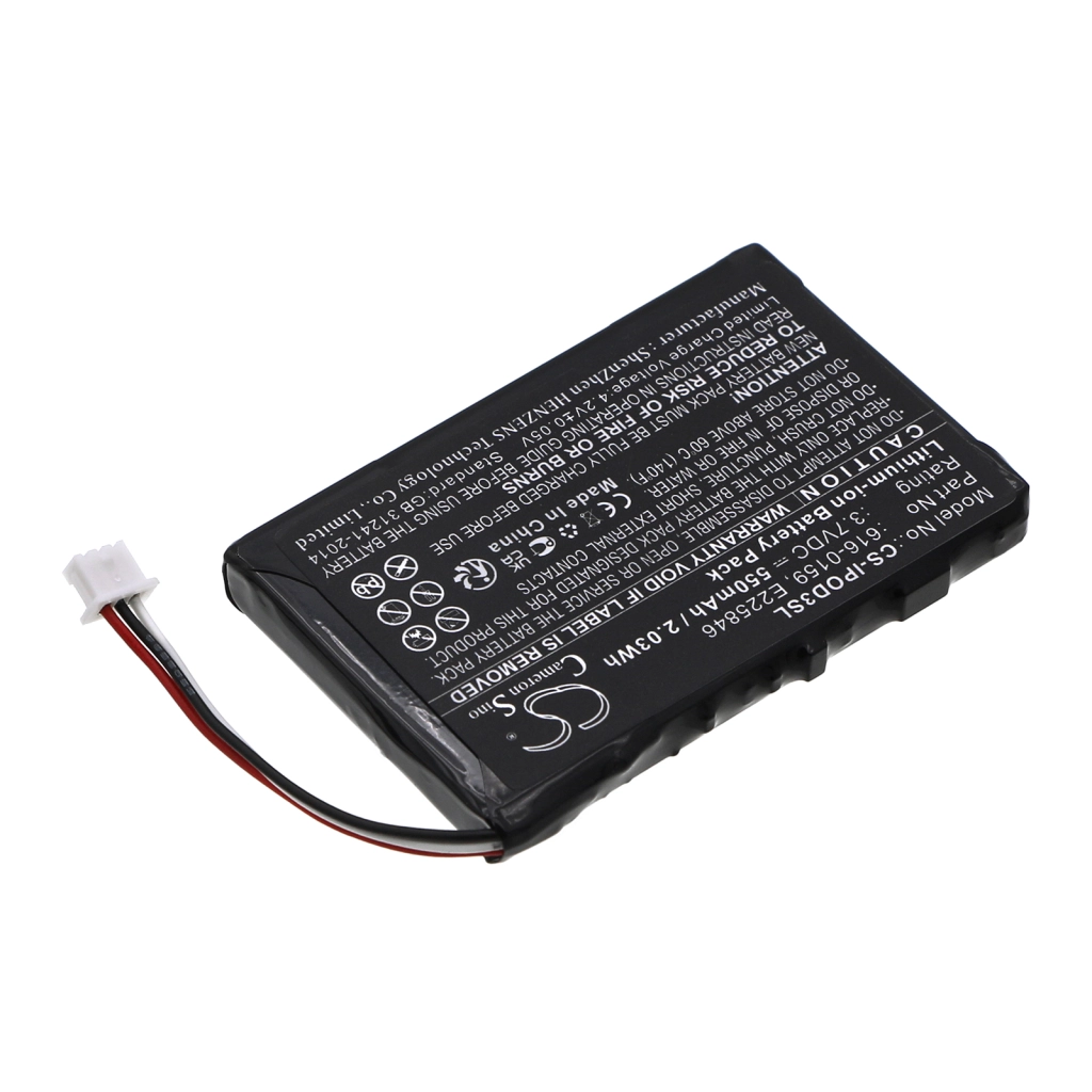 MP3, MP4, PMP Battery Apple CS-IPOD3SL