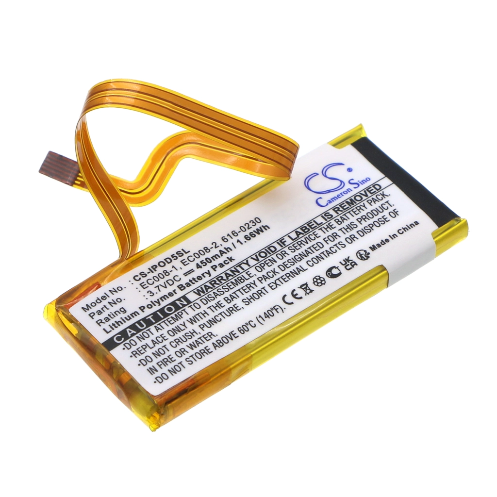 Baterie do odtwarzaczy MP3 Apple CS-IPOD5SL
