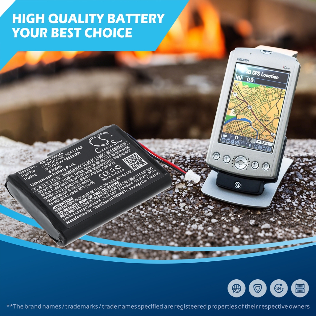Bateria kompatybilny z Garmin BTI CS-IQ3600XL