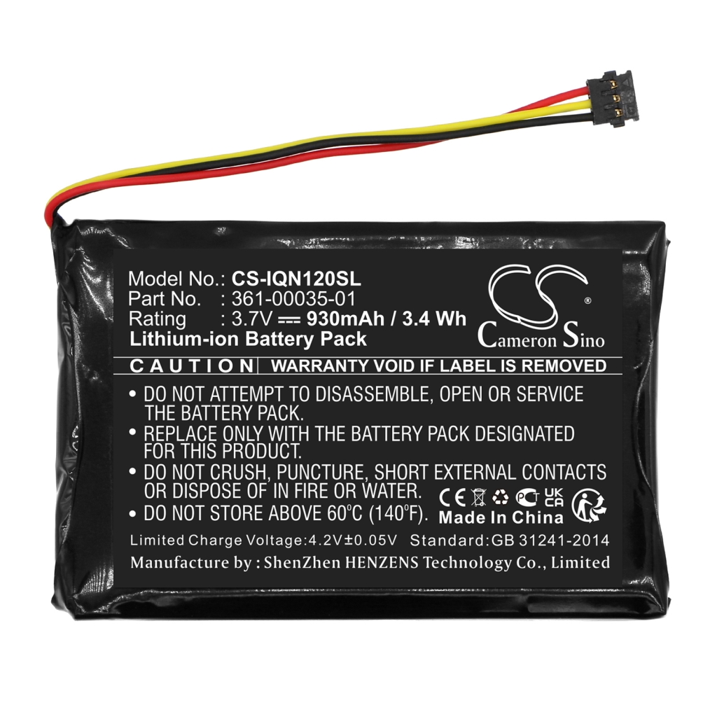 Baterie do nawigacji (GPS) Garmin CS-IQN120SL