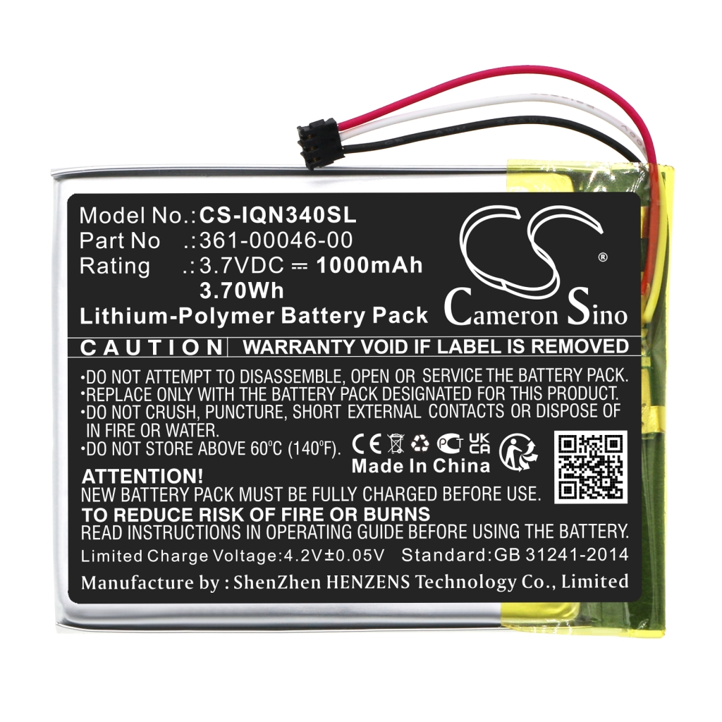 Baterie do nawigacji (GPS) Garmin CS-IQN340SL