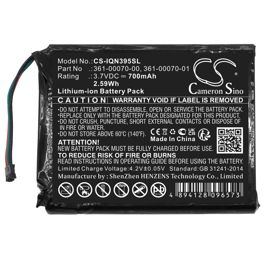 Baterie do nawigacji (GPS) Garmin CS-IQN395SL