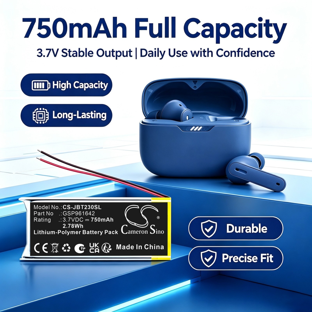 Baterie kompatybilny z JBL Tune 230NC Charging Case Beam 230NC Charging Case Beam Earbuds charging Case CS-JBT230SL