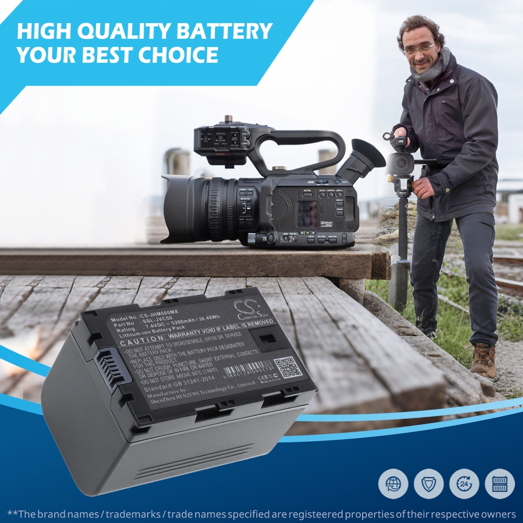Battery compatible with Camera Battery