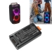 Compatible battery replacement for Jbl FG2CELL21700P