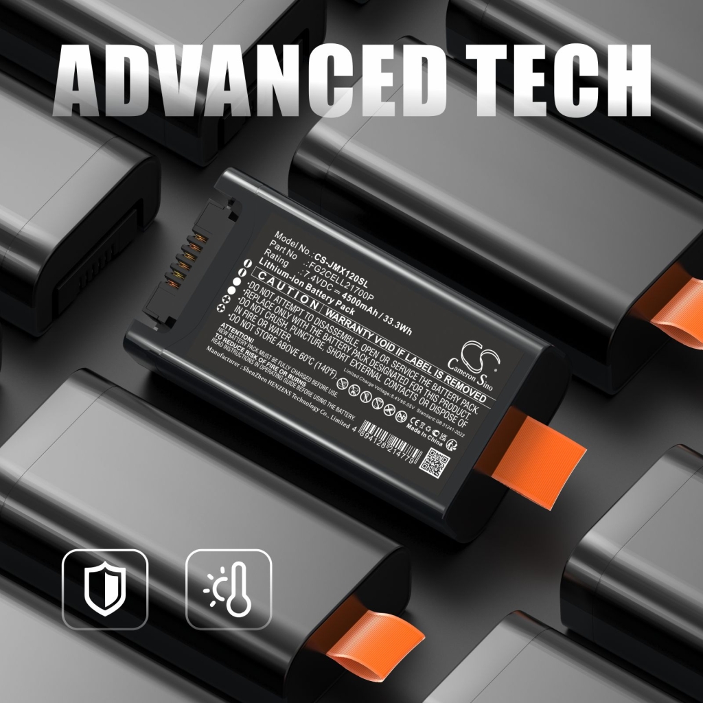 Compatible battery replacement for Jbl FG2CELL21700P