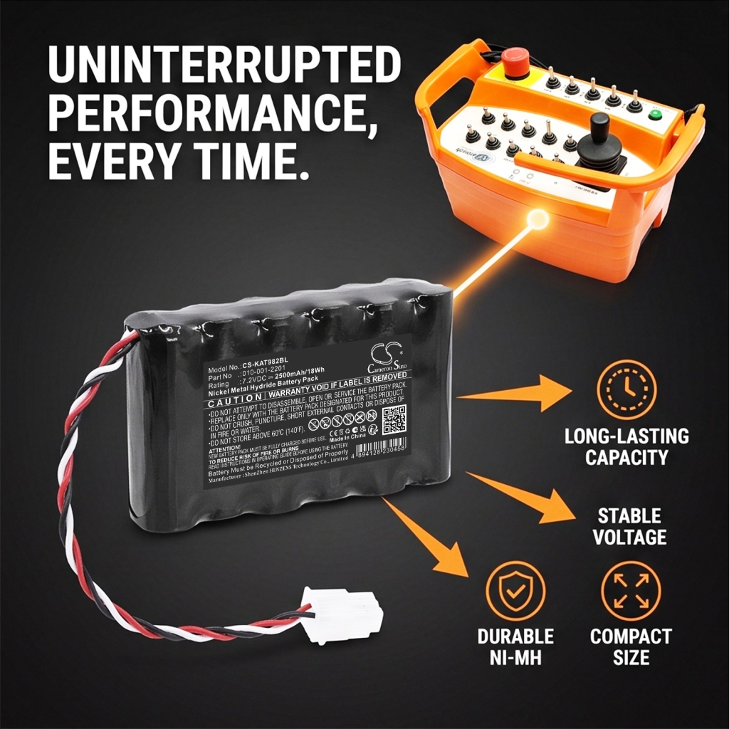 Battery compatible with Kar-tech