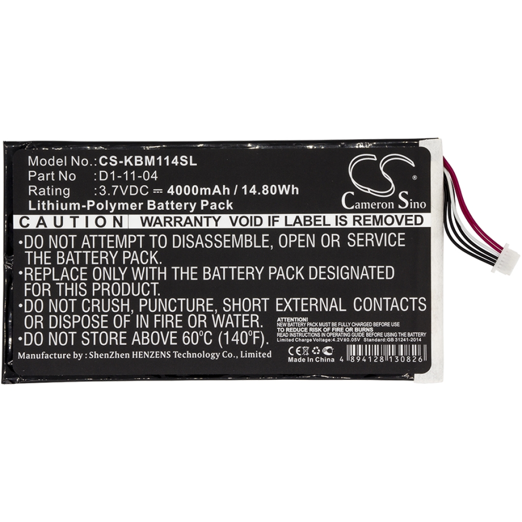 Baterie do czytników książek elektronicznych Kobo CS-KBM114SL