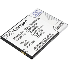 Compatible battery replacement for Kazam TR551,TR551-HSHCC0001418