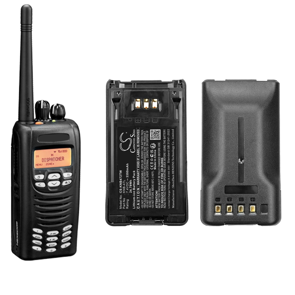 Baterie do radioodbiorników Kenwood CS-KNB472TW