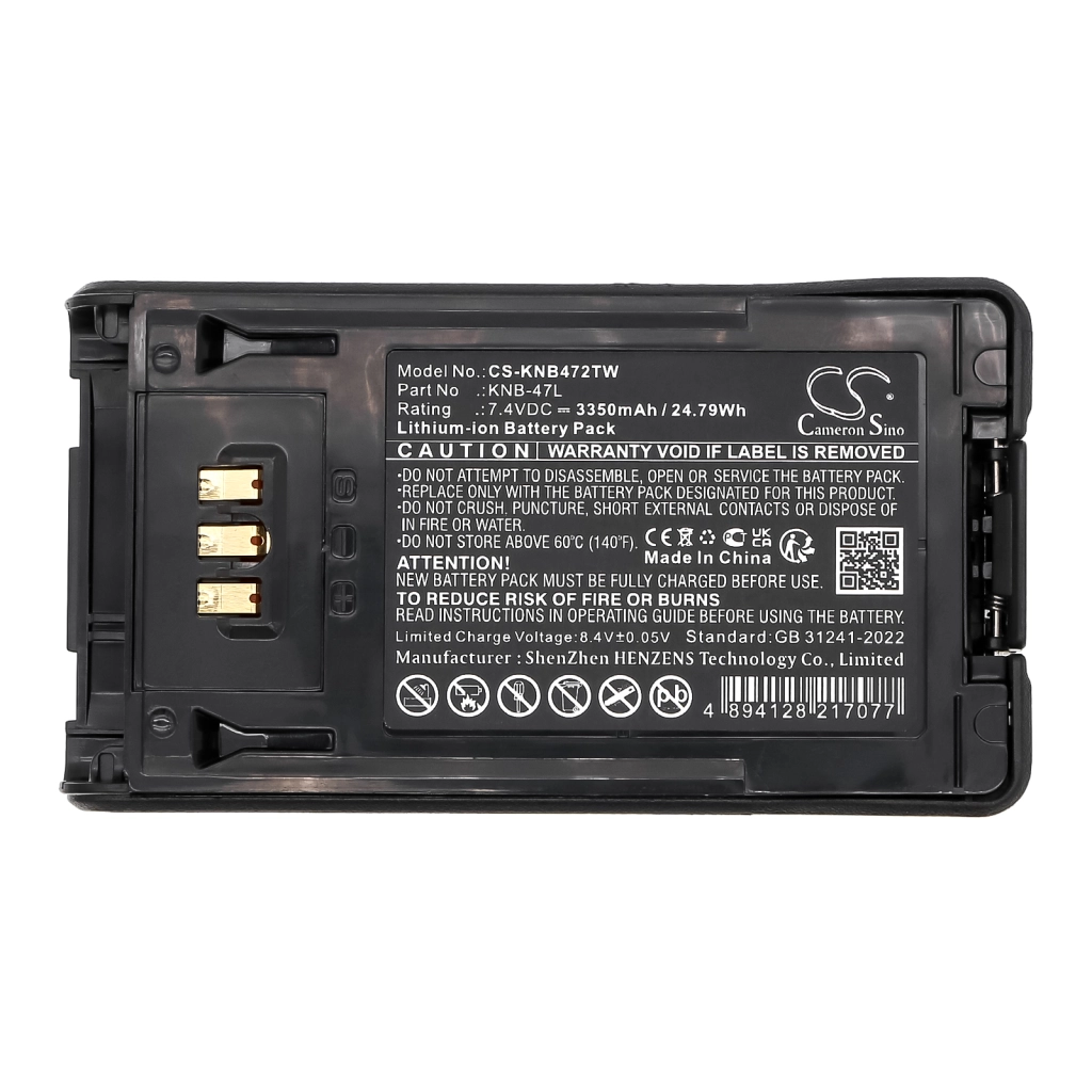 Two-Way Radio Battery Kenwood CS-KNB472TW