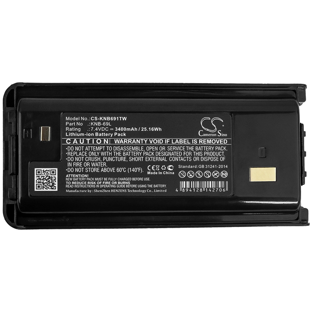 Two-Way Radio Battery Kenwood TK-3402