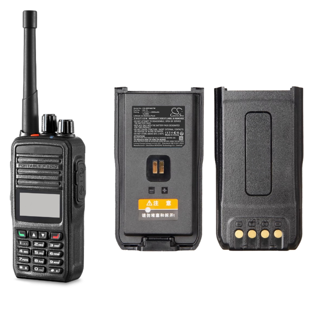 Baterie do radioodbiorników Kirisun CS-KRP480TW