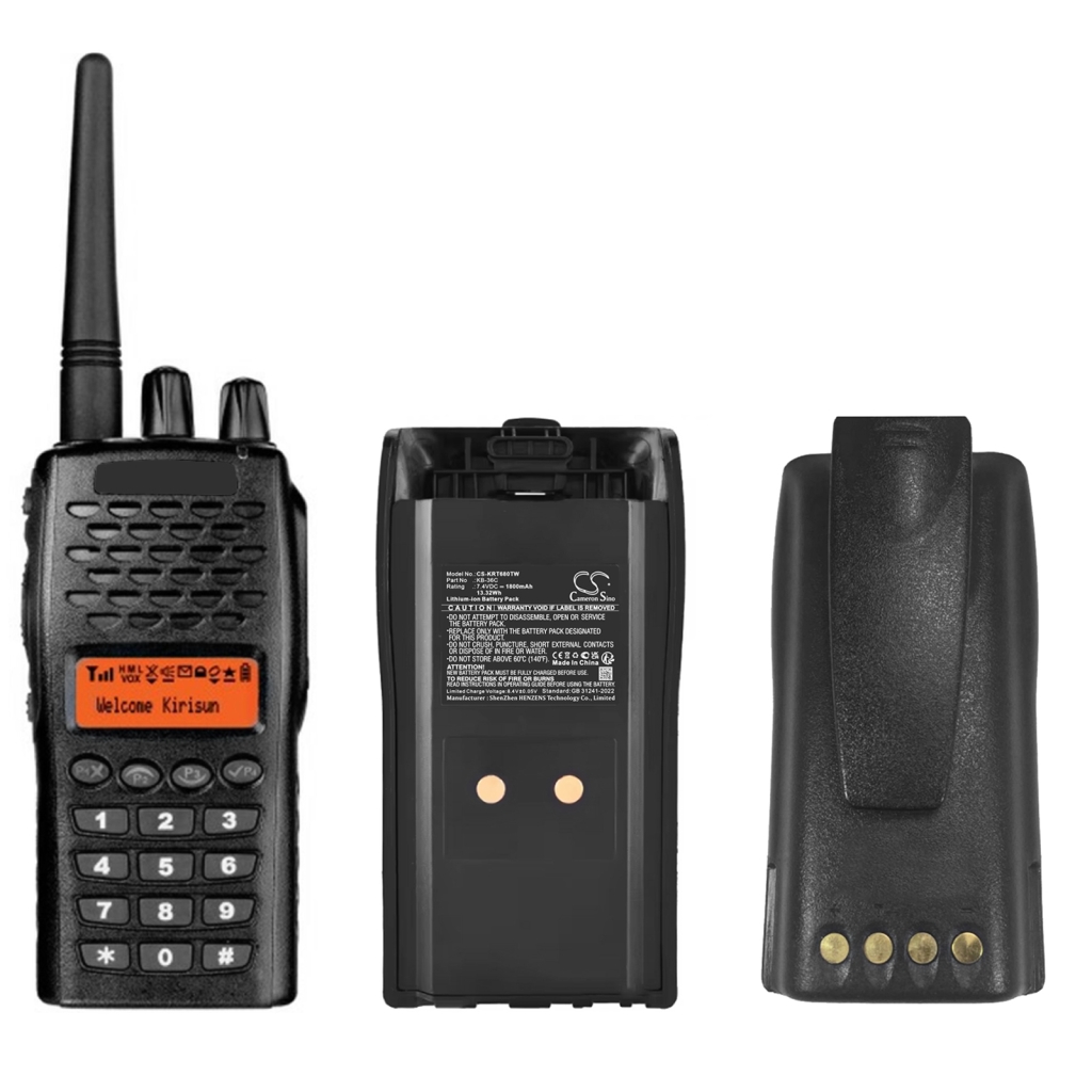 Baterie do radioodbiorników Kirisun CS-KRT680TW