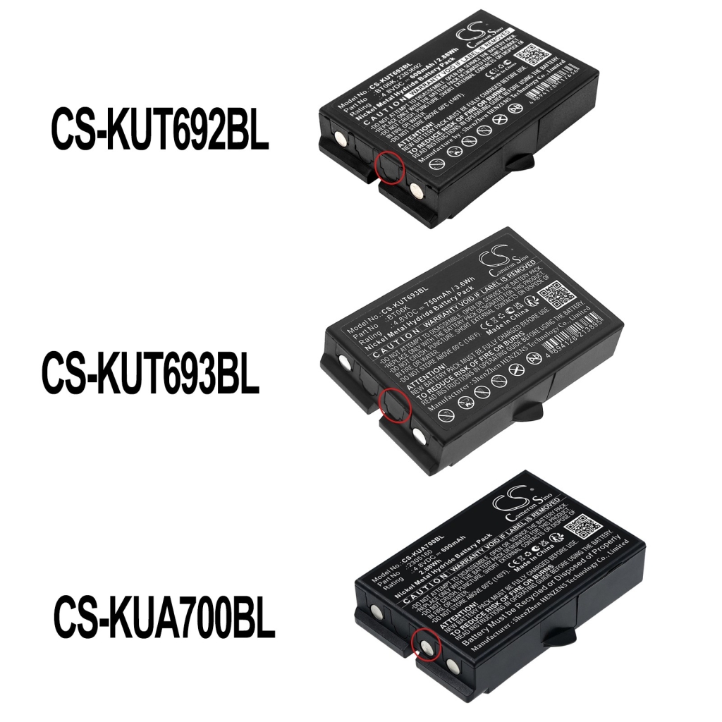 Baterie kompatybilny z Ikusi TM70/iK2.13B JS JS3 LV CS-KUT692BL