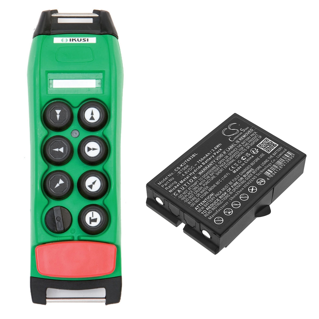 Battery industrial Ikusi RAD-TF transmitters