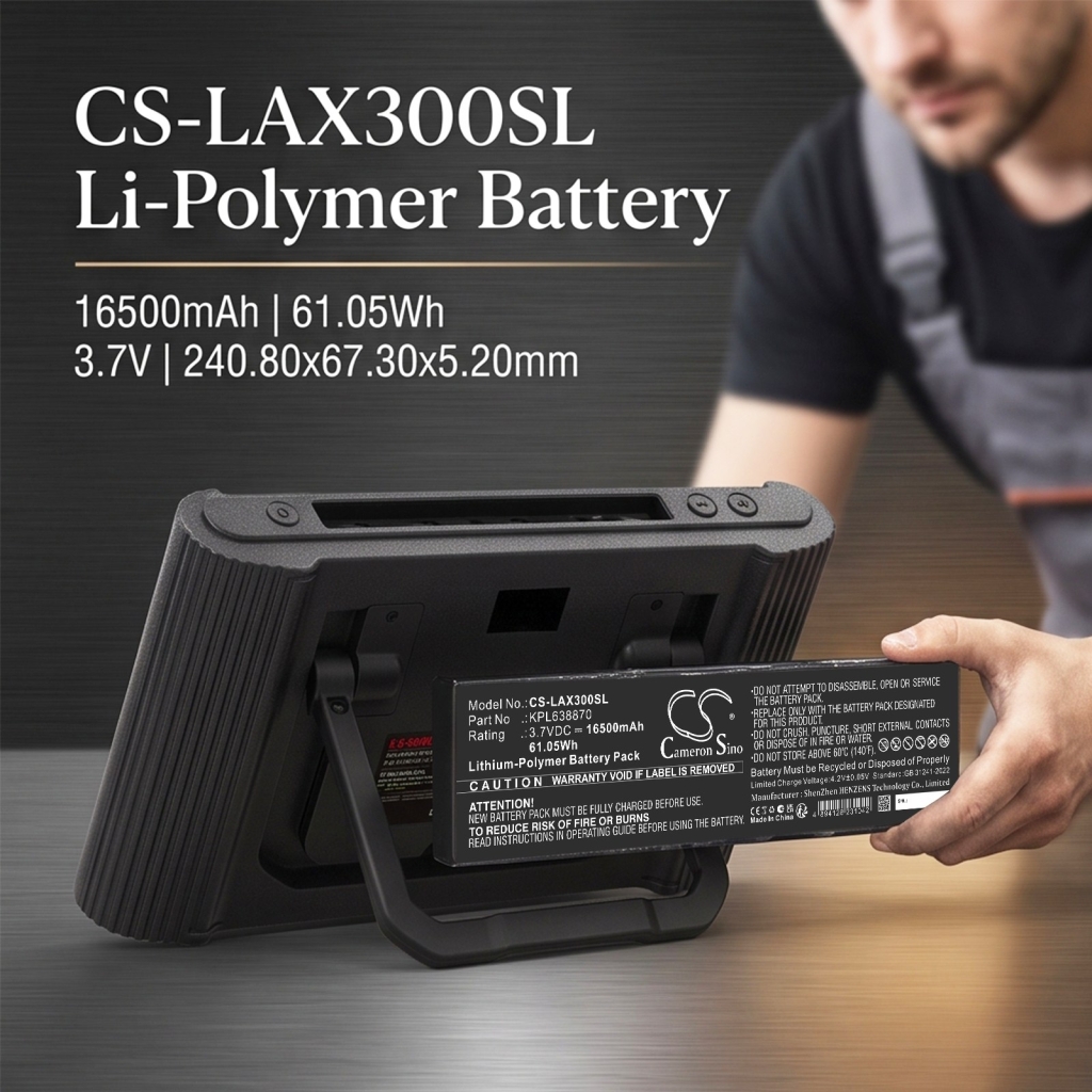 Baterie kompatybilny z Launch X-431 PAD 3 PAD III CS-LAX300SL