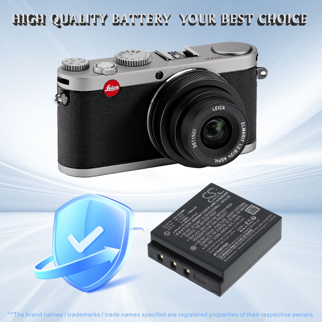 Battery compatible with LEICA