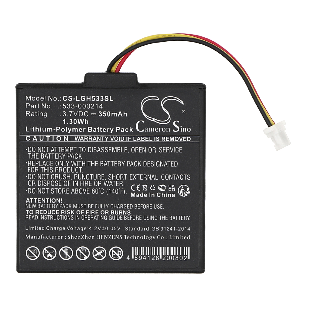 Baterie do bezprzewodowych słuchawek i zestawów słuchawkowych Logitech CS-LGH533SL
