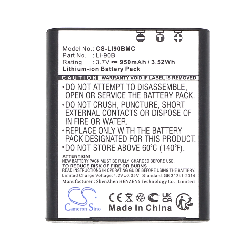 Camera Battery Olympus CS-LI90BMC