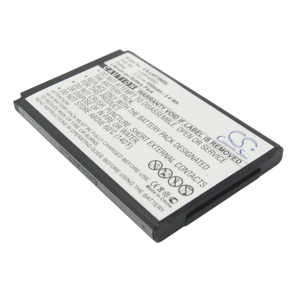 Baterie do telefonów komórkowych LG KF390