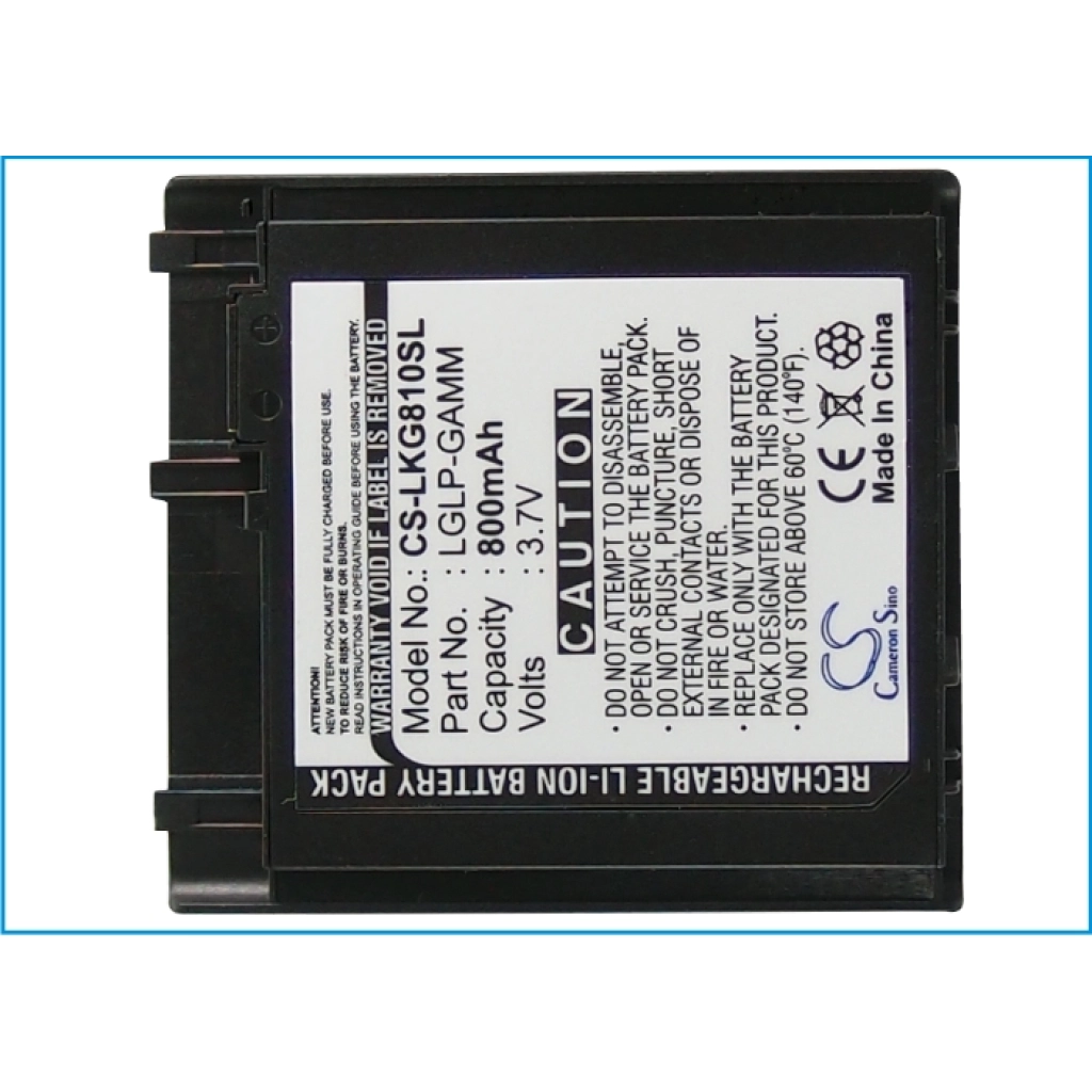 Baterie do telefonów komórkowych LG CS-LKG810SL