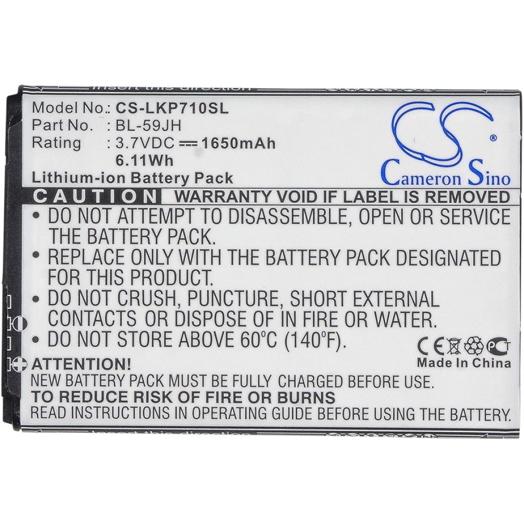 Battery Replaces EAC61998402