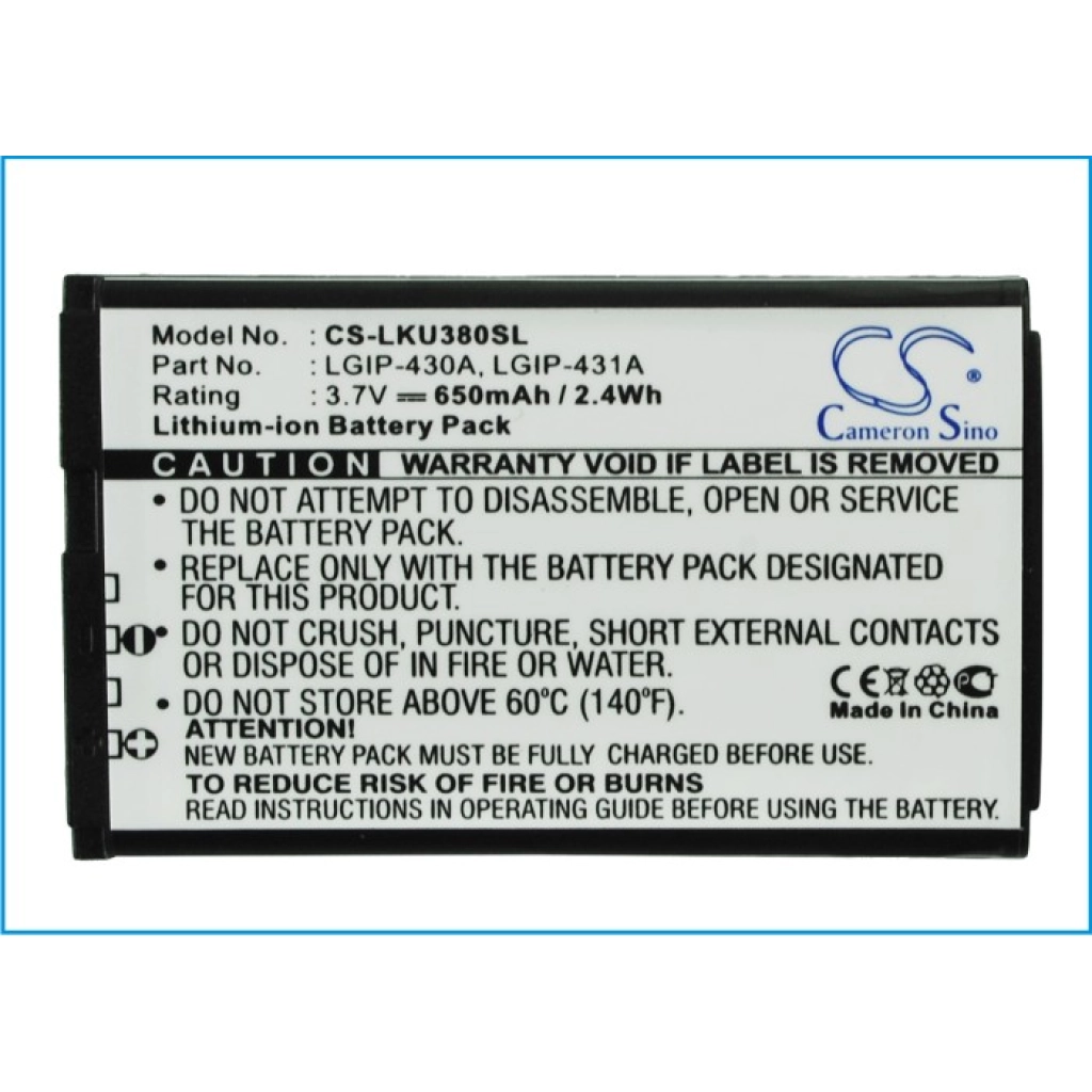 Mobile Phone Battery LG Scorpius