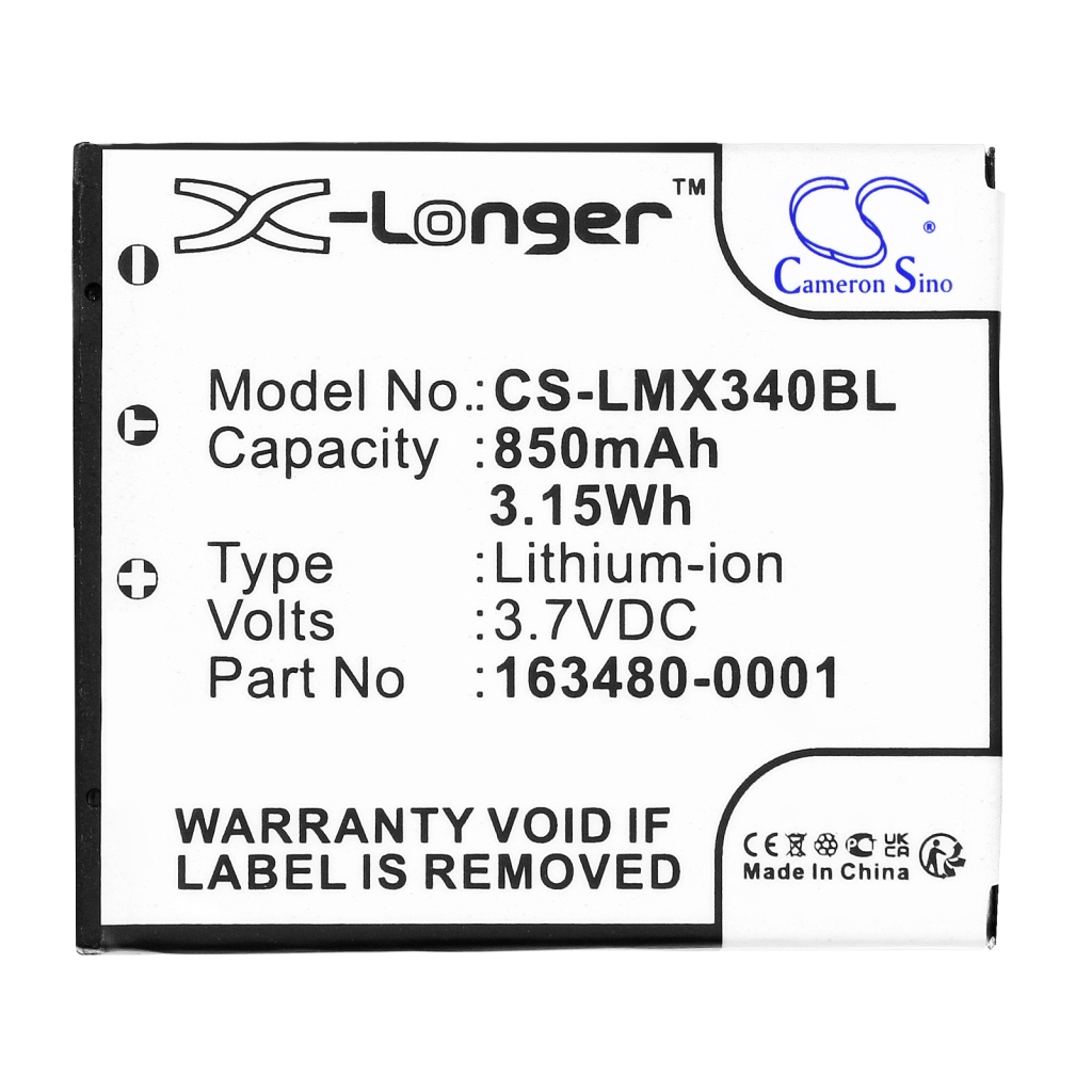 BarCode, Scanner Battery LXE CS-LMX340BL